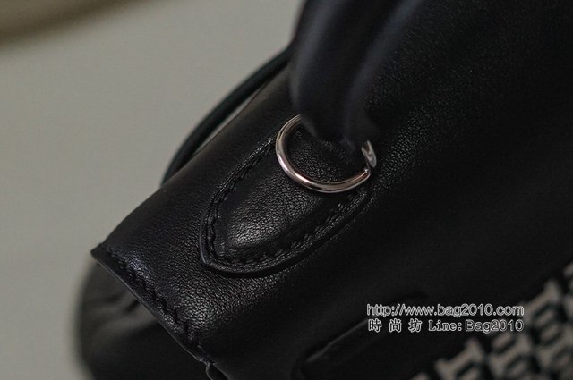 Hermes女包 愛馬仕新款拼接凱莉 Hermes內縫Kelly手提包  tdh2232
